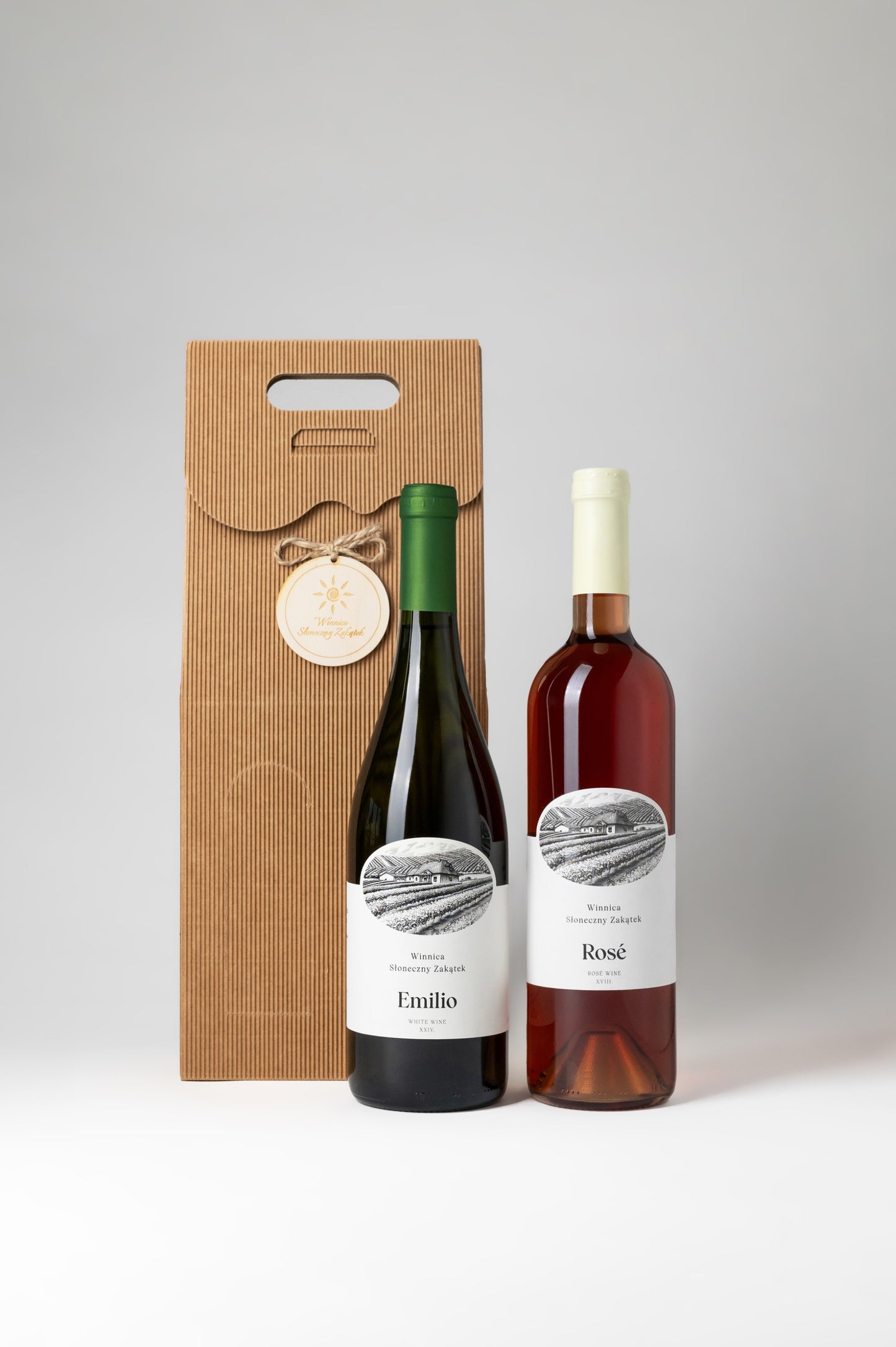 Zestaw białe Emilio + różowe Rosé